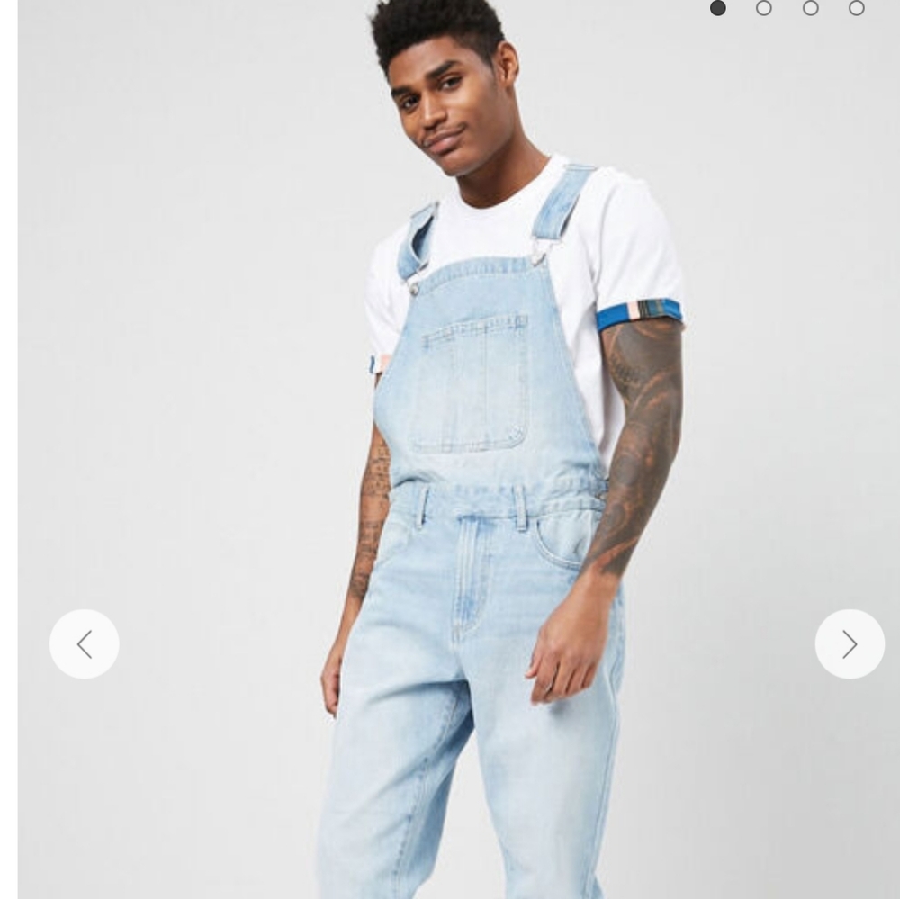 FOREVER 21 UNISEX OVERALLS IN SIZE L